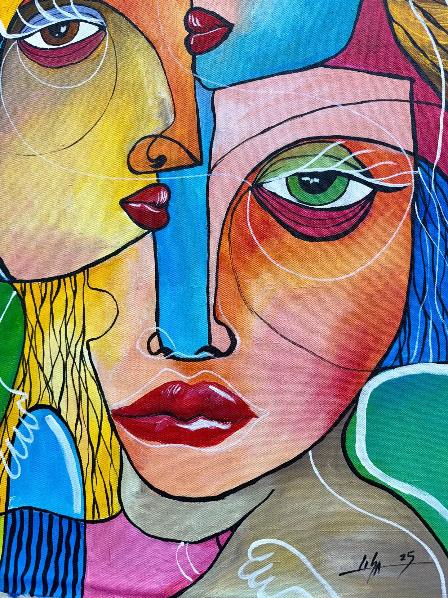 The Ones I Am – Original Acrylic Painting on Canvas (35x27 in)