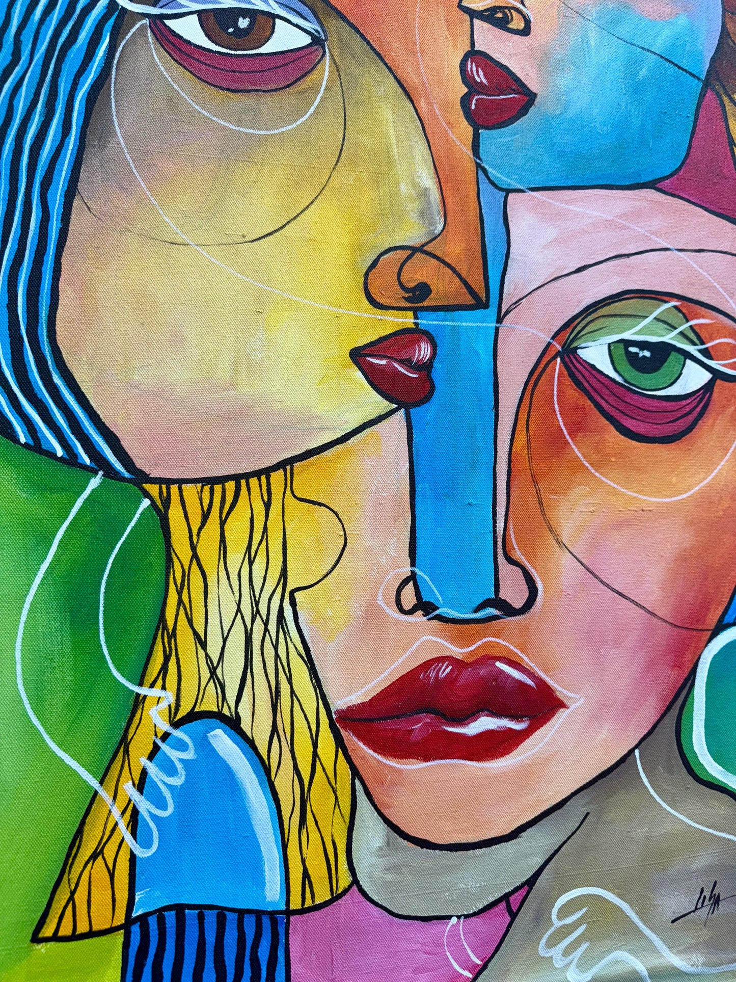 The Ones I Am – Original Acrylic Painting on Canvas (35x27 in)