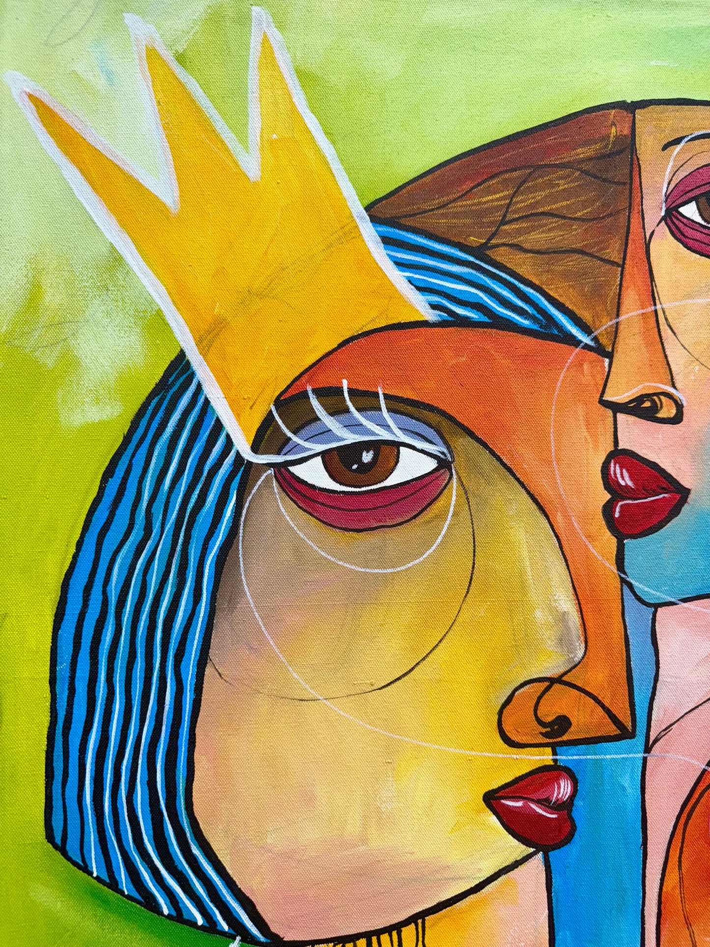 The Ones I Am – Original Acrylic Painting on Canvas (35x27 in)