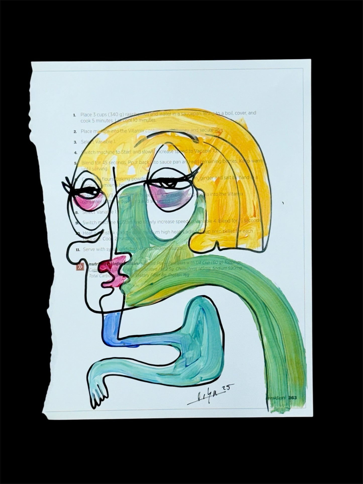 Original Acrylic/Oil Painting Cuban Art 8”x10” Artwork on Paper by LISA