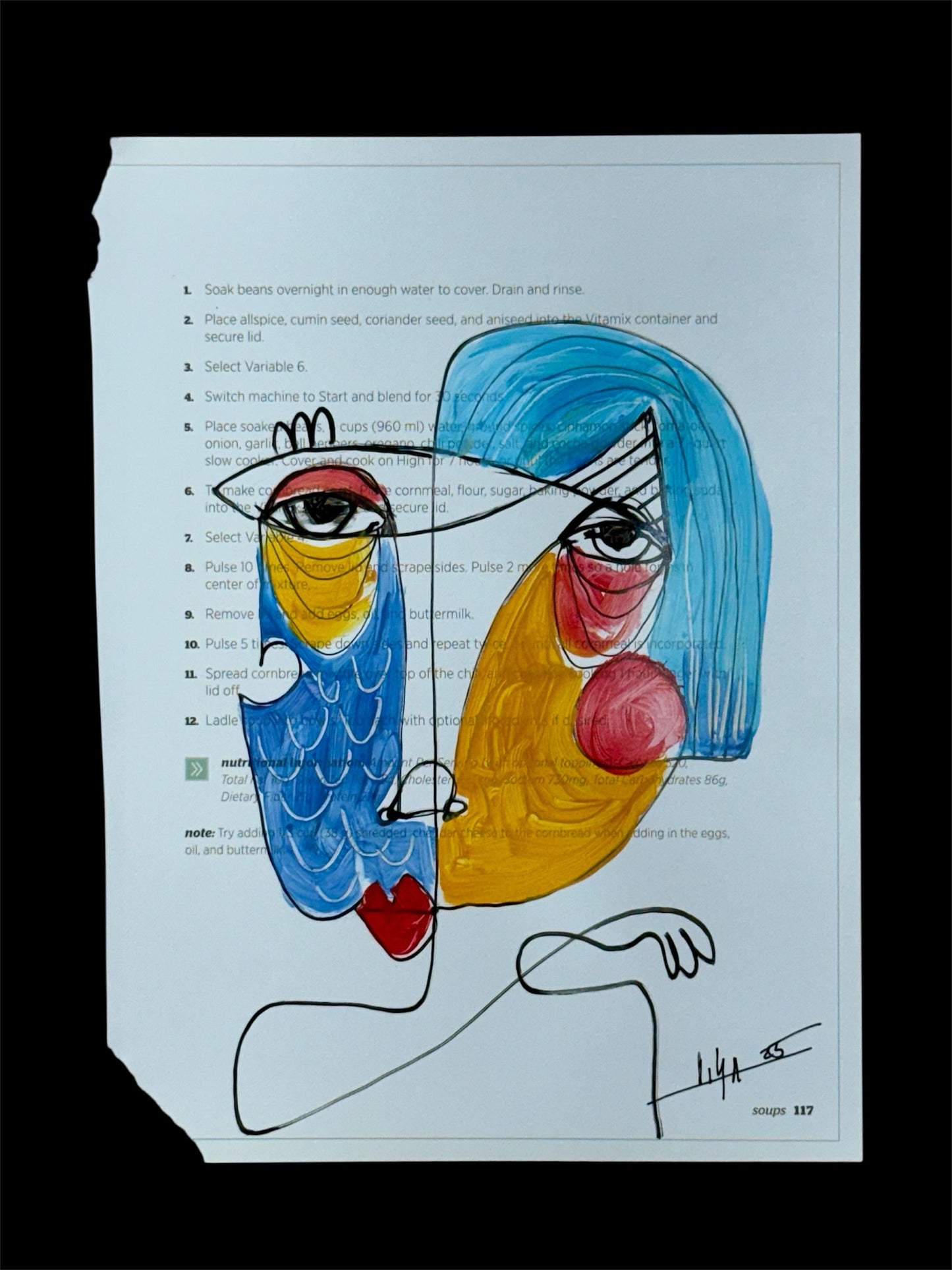 Original Acrylic/Oil Painting Cuban Art 8”x10” Artwork on Paper by LISA