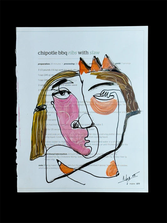 Original Acrylic/Oil Painting Cuban Art 8”x10” Artwork on Paper by LISA