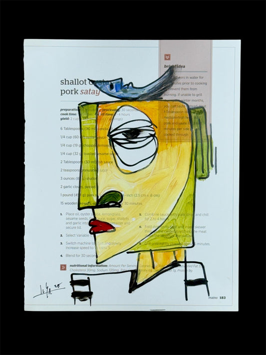 Original Acrylic/Oil Painting Cuban Art 8”x10” Artwork on Paper by LISA