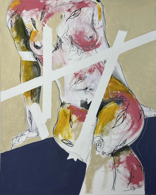 “The Interrupted Body” – Original Artwork by Lisa (Spring Series).