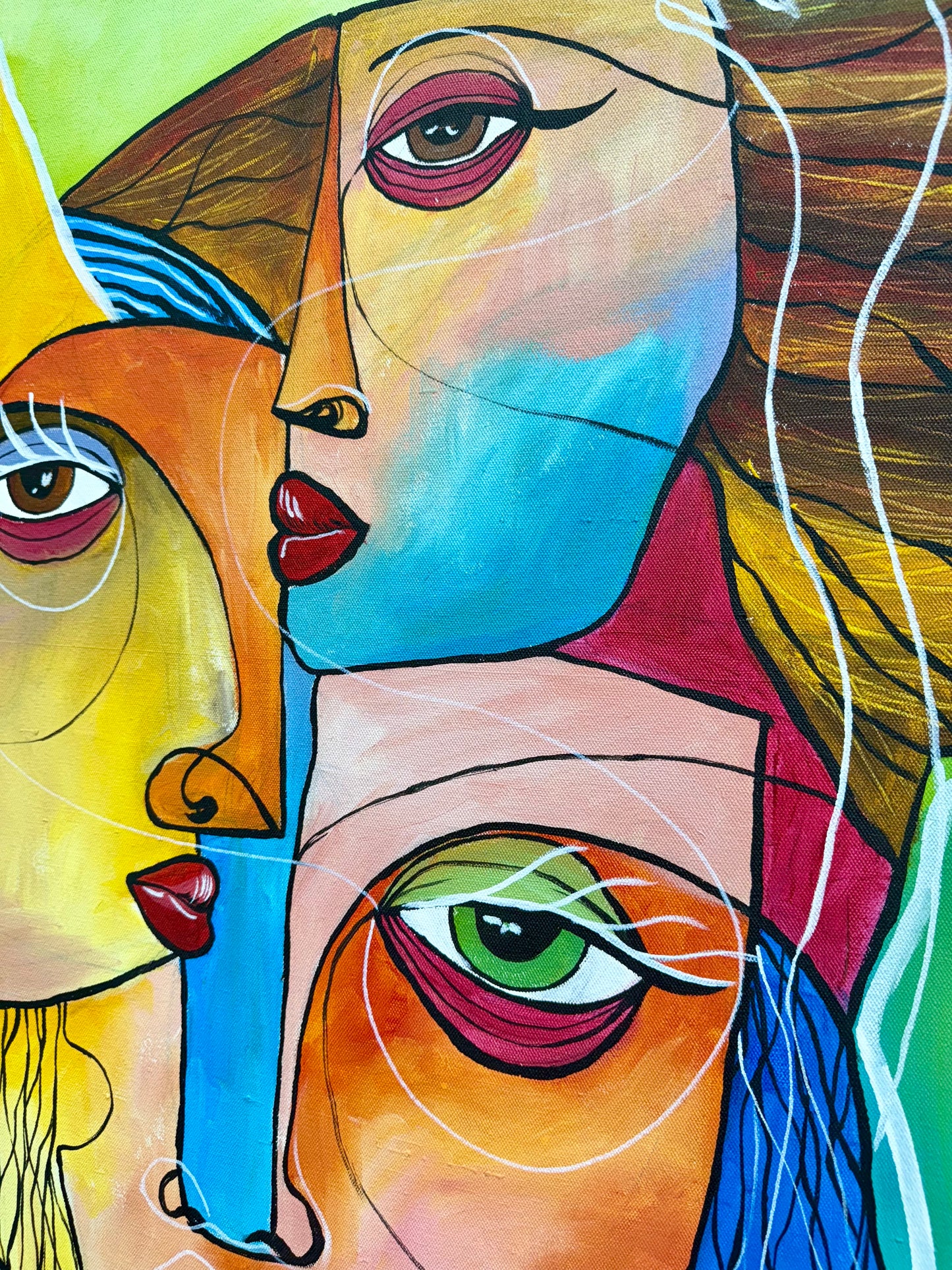 The Ones I Am – Original Acrylic Painting on Canvas (35x27 in)