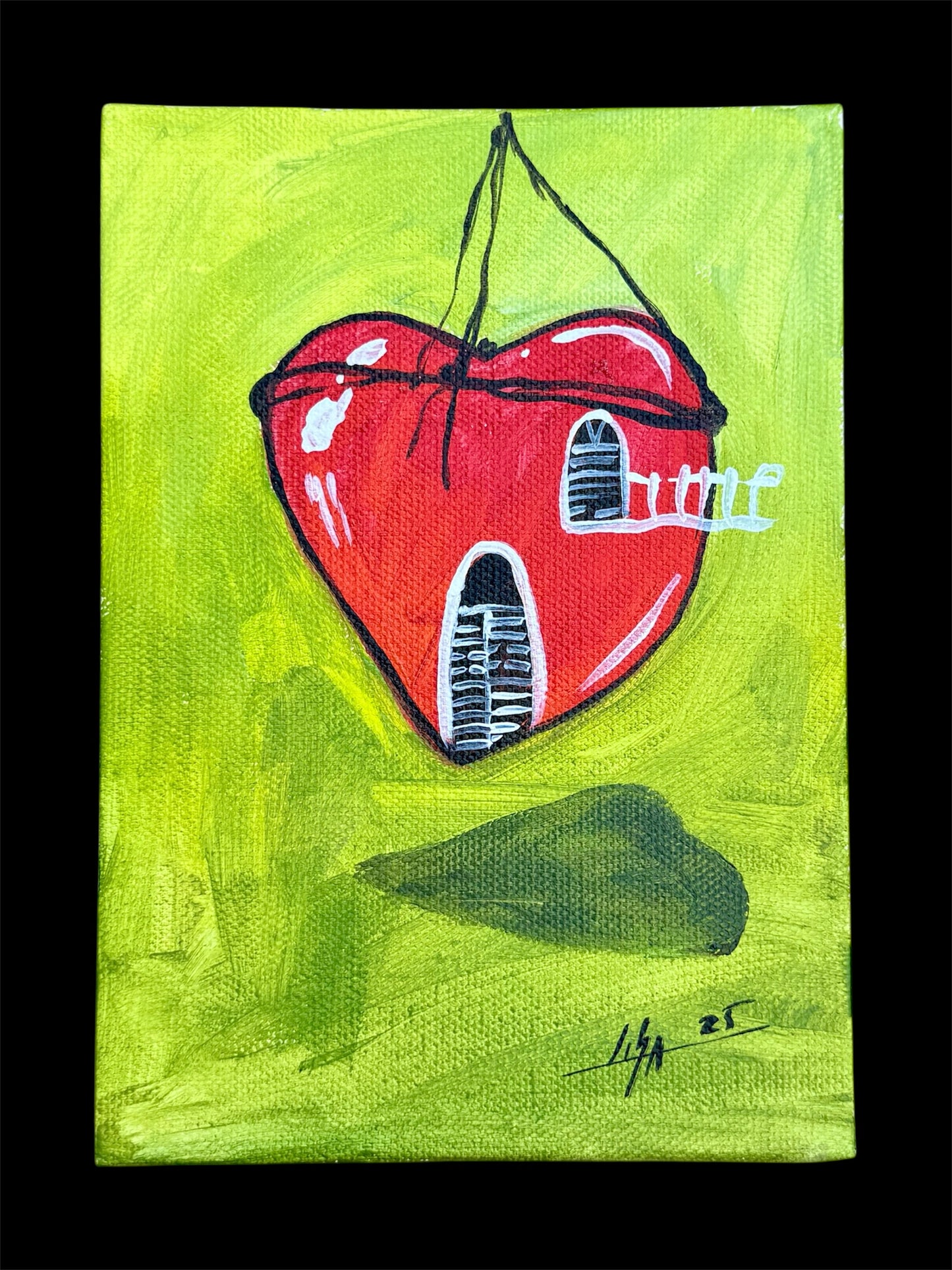 Original Painting by Lisa – 5x7” Acrylic on Canvas Panel – Signed (2025)