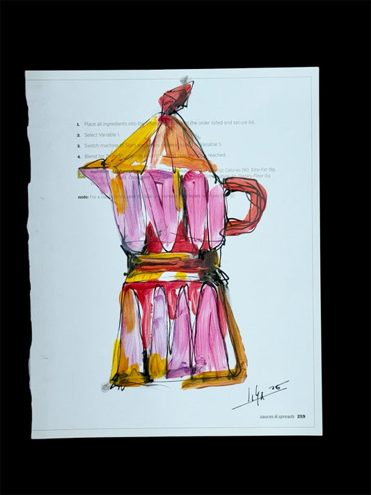 Original Acrylic/Oil Painting Cuban Art 8”x10” Artwork on Paper by LISA