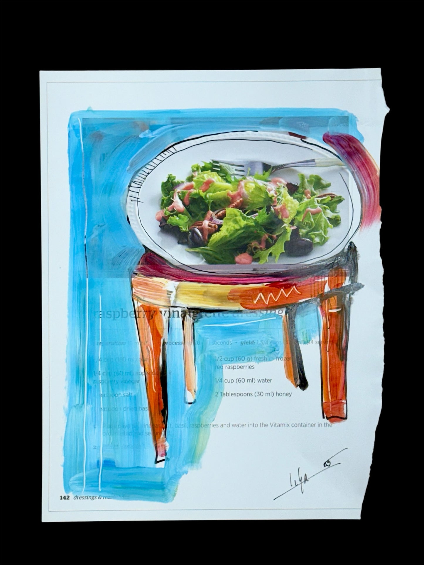 Original Acrylic/Oil Painting Cuban Art 8”x10” Artwork on Paper by LISA