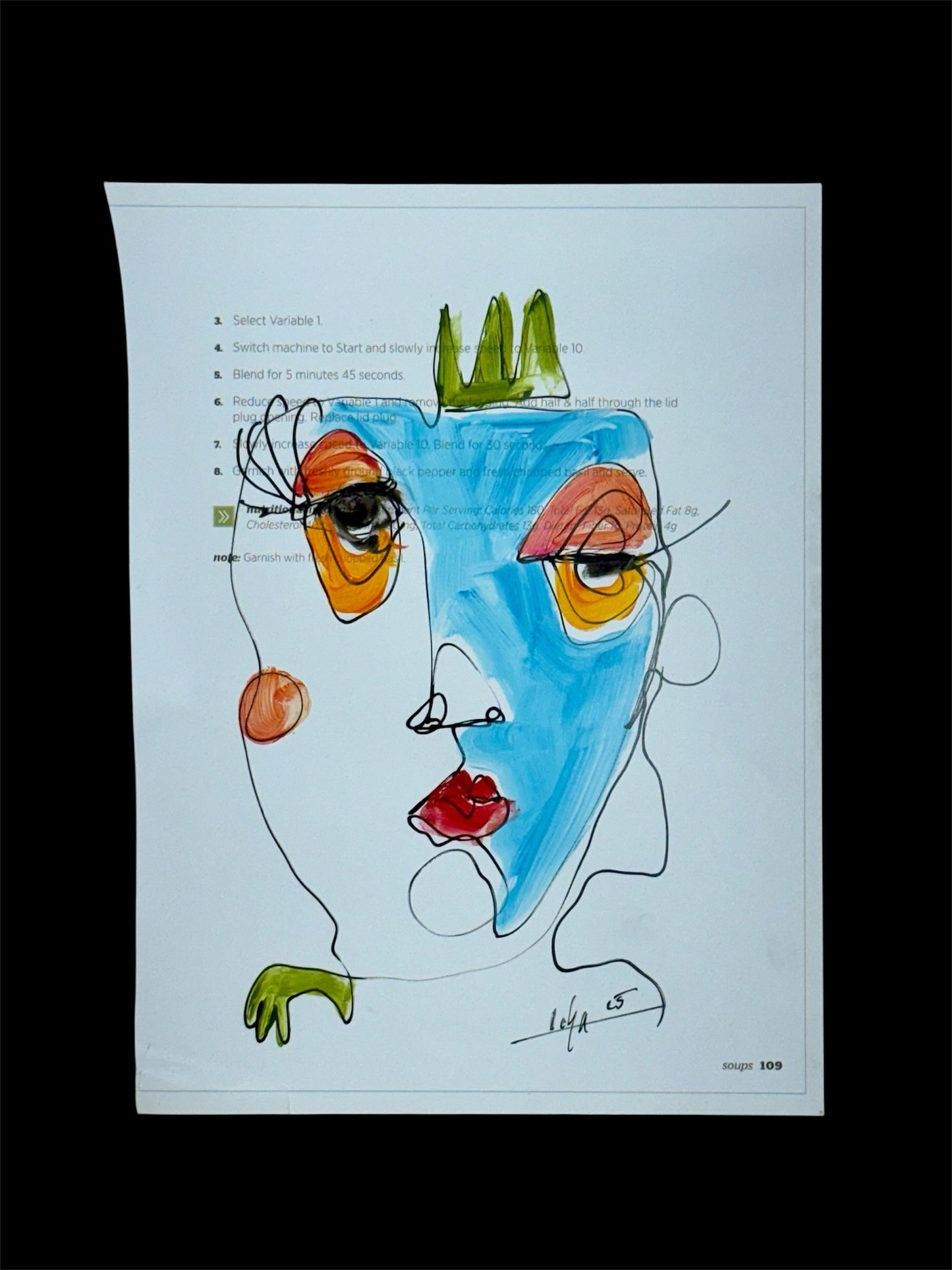 Original Acrylic/Oil Painting Cuban Art 8”x10” Artwork on Paper by LISA